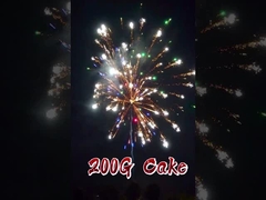 Китайский экспорт высокое качество 16 выстрелов 200 грамм пирожные фейерверки 1,4 грамм Un0336 фейерверки