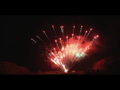 Китайская пиротехника персонализированный дисплей профессиональный пирог фейерверк 1,3 г 100 выстрелов