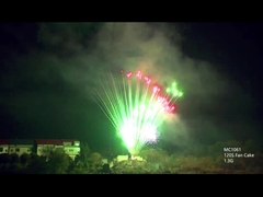 Мандарин Профессиональная пиротехника Фейерверк 130 выстрелов на Рождество