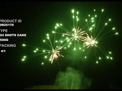 Мандарин пиротехника Торт для потребителей Фейерверк 24 выстрела 500 г для вечеринки