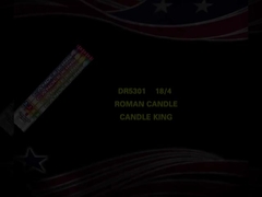 5 выстрелов Мандаринская римская свеча Фейерверк 0.032 CBM Настраиваемая пиротехника