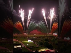 Фабрика оптовая Профессиональная пиротехника Дневной фейерверк Торт Красочный дым Торт Фейерверк