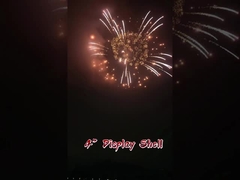 Оптовая поставка Мандарин Профессиональный 4 дюймовый дисплей снаряды Фейерверк 1,3 г Пиротехника