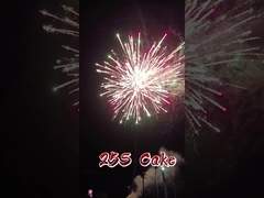 Liuyang Mandarin Factory Wholesale Paper Fireworks 1.4g Пиротехника 2 дюйма 25 выстрелов Торт Фейерверк