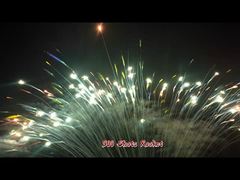 300 залпов Настраиваемый фейерверк для торта Открытый 1.3G Профессиональный красочный дневной фейерверк