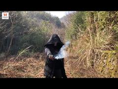 Китайский проволочный дымовой факел двойного цвета, дымовой фейерверк радужного цвета, китайские дневные пиротехнические дымовые шашки