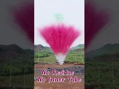 Фейерверк-батарея на 100 выстрелов, дневной фейерверк-торт, фейерверк без остатков, без внутренней трубки, красочный дымовой фейерверк