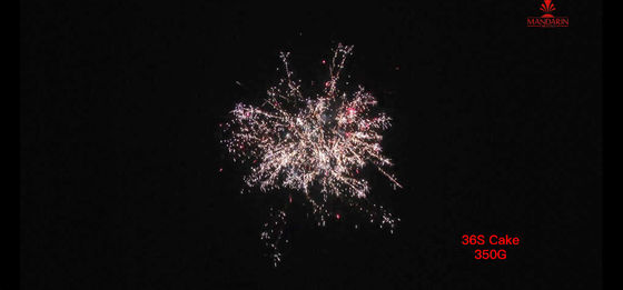 350G 36 Shot Cake Fireworks Pyrotechnics with Customizable Effects for International Shipping