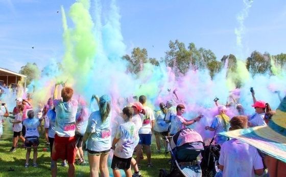 Карамболь Confetti Popper партии, карамболь порошка Holi для свадьбы