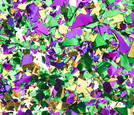 Карамболь Confetti партии прямоугольника красочный металлический для торжества
