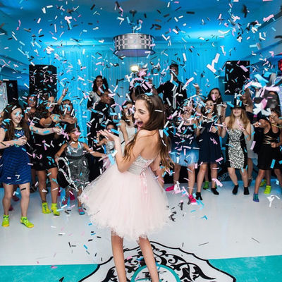 Красочный большой карамболь Popper партии, карамболь Confetti Eco дружелюбный